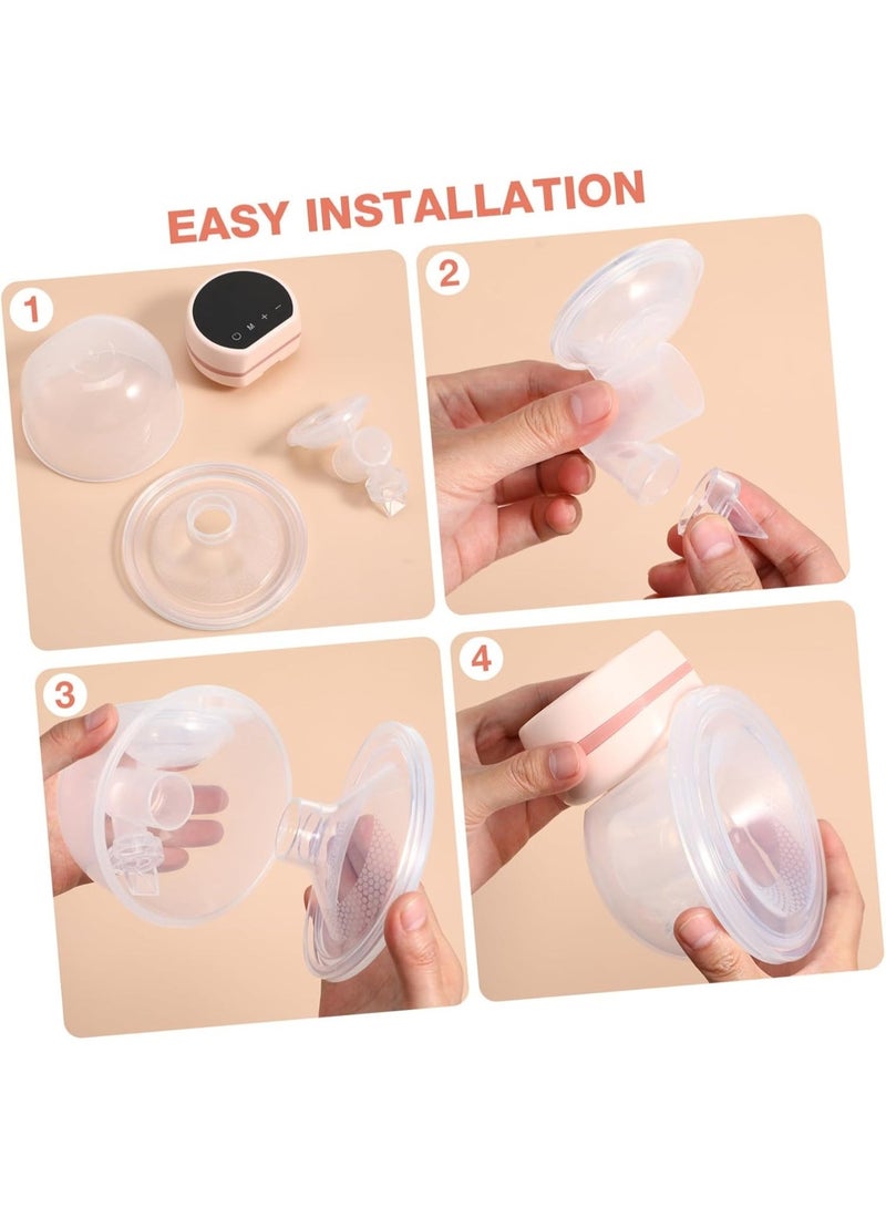 echohaus Breast Milk Pump Noiseless Rechargeable Cordless Wearable Breast Pump Automatic Electric Breast Pump Hands-Free Breast Pumps with 3 Phase Pumping Modes 150ml Capacity 3 Modes - Pack of 2 - Image 5
